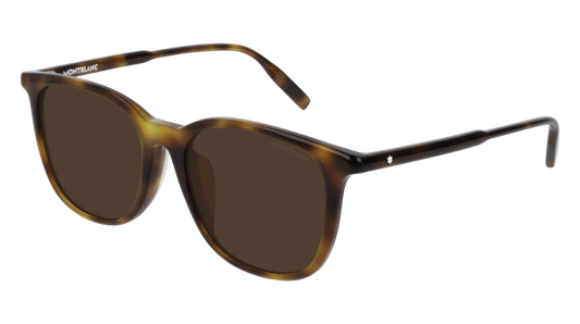 Montblanc Sunglass Man Havana Havana Brown