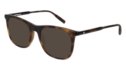 Montblanc Sunglass Man Havana Havana Brown