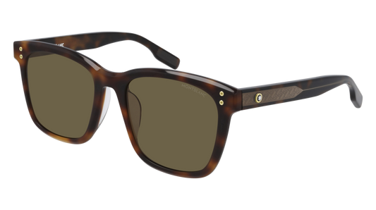 Montblanc Sunglass Man Havana Havana Brown