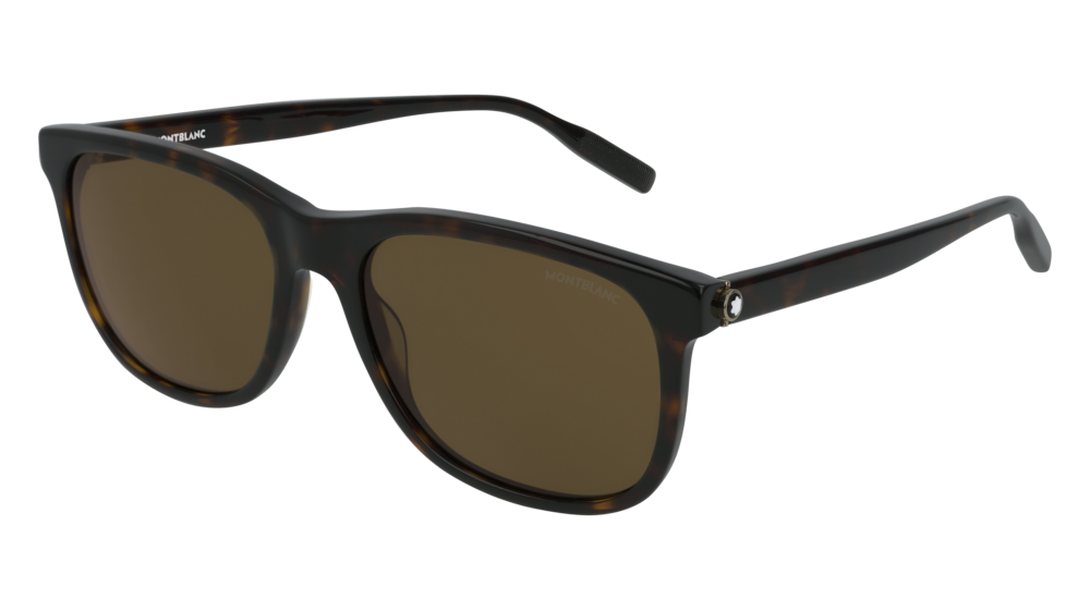 Montblanc Sunglass Man Havana Havana Green