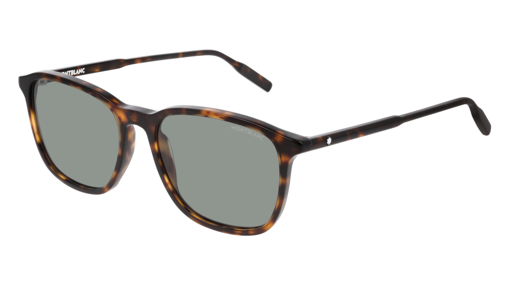 Montblanc Sunglass Man Havana Havana Green