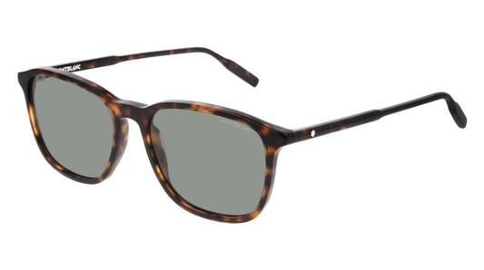 Montblanc Sunglass Man Havana Havana Green