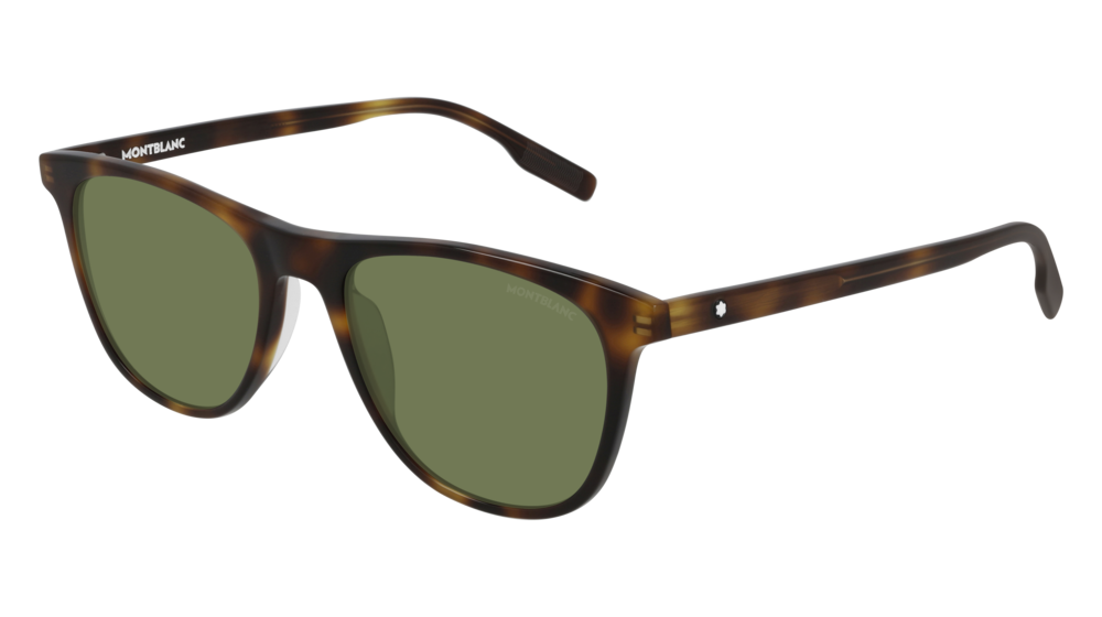 Montblanc Sunglass Man Havana Havana Green