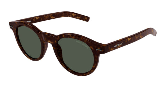 Montblanc Sunglass Man Havana Havana Green