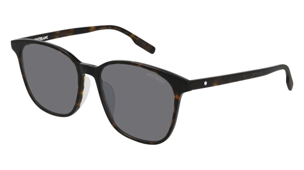 Montblanc Sunglass Man Havana Havana Grey