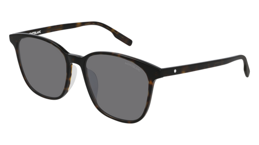 Montblanc Sunglass Man Havana Havana Grey