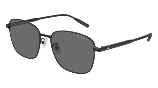 Montblanc Sunglass Man Black Black Grey