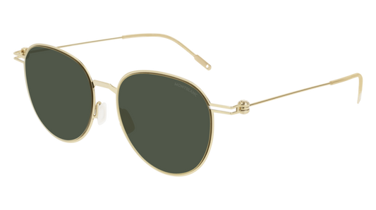 Montblanc Sunglass Man Gold Gold Green