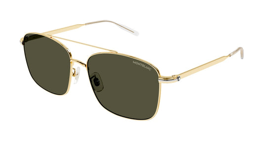 Montblanc Sunglass Man Gold Gold Green