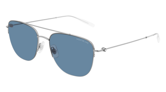 Montblanc Sunglass Man Ruthenium Ruthenium Blue