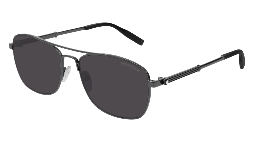 Montblanc Sunglass Man Ruthenium Ruthenium Grey