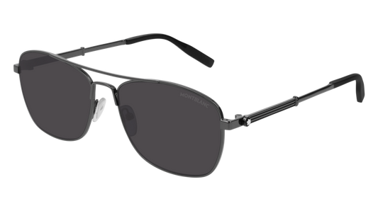 Montblanc Sunglass Man Ruthenium Ruthenium Grey