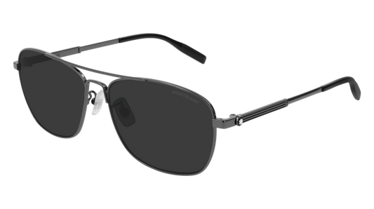 Montblanc Sunglass Man Ruthenium Ruthenium Grey