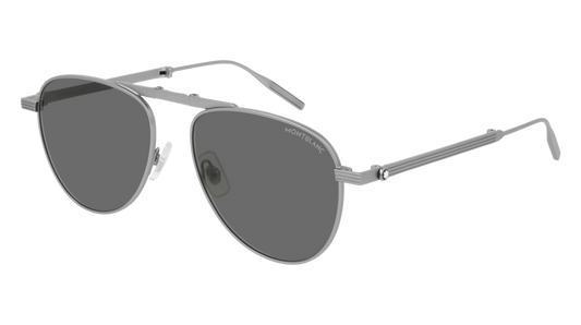 Montblanc Sunglass Man Ruthenium Ruthenium Grey