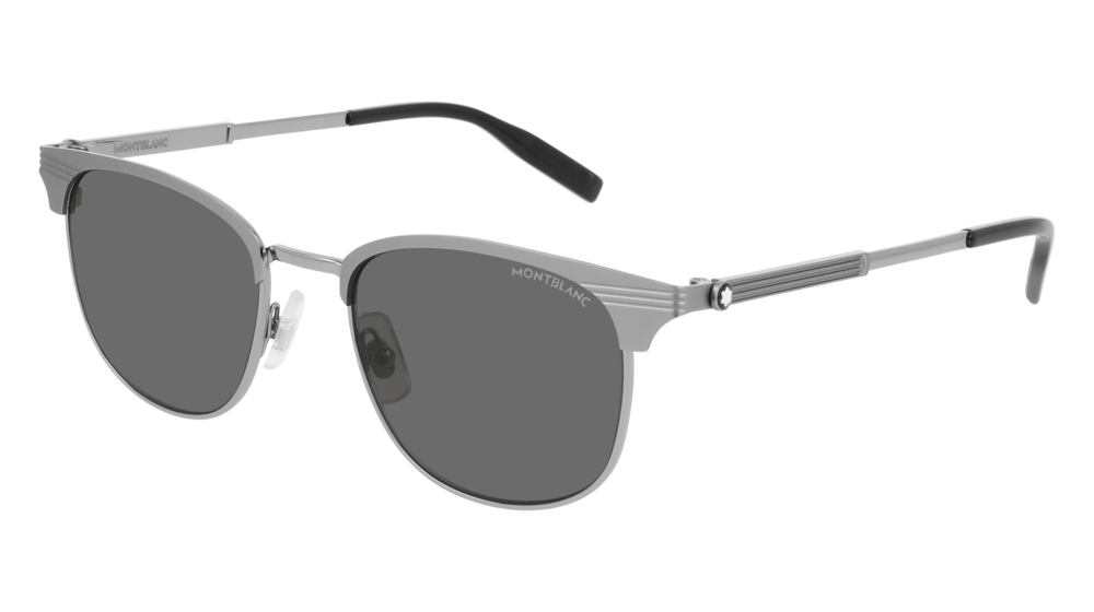 Montblanc Sunglass Man Ruthenium Ruthenium Grey