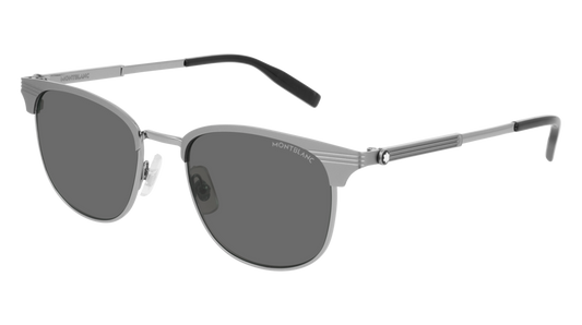 Montblanc Sunglass Man Ruthenium Ruthenium Grey