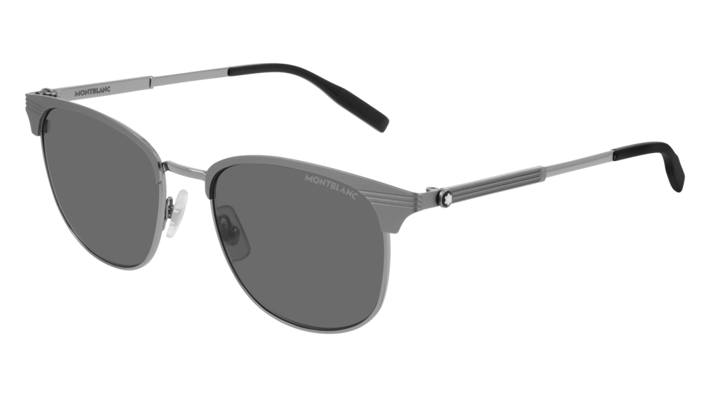 Montblanc Sunglass Man Ruthenium Ruthenium Grey