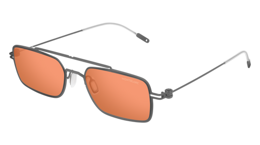 Montblanc Sunglass Man Ruthenium Ruthenium Orange