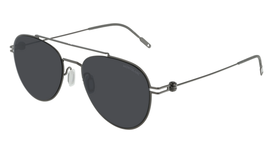 Montblanc Sunglass Unisex Ruthenium Ruthenium Grey