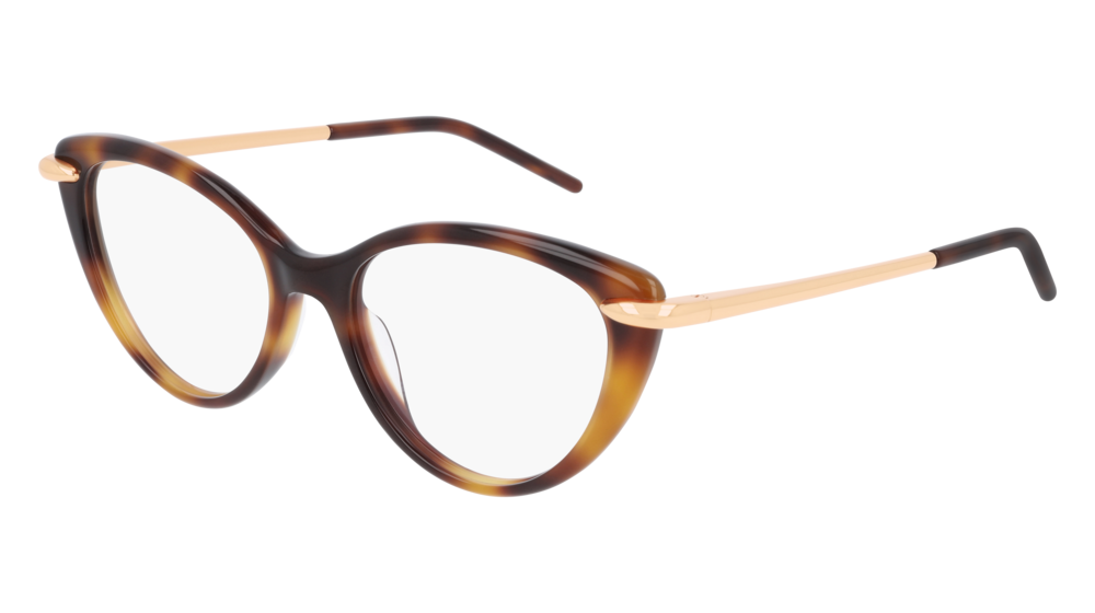 Pomellato Optical Frame Woman Havana Gold Transparent