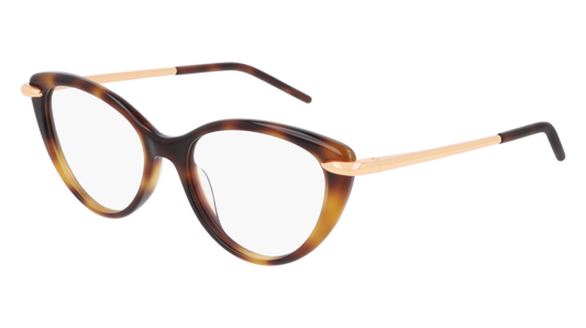 Pomellato Optical Frame Woman Havana Gold Transparent