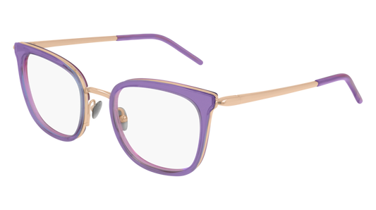 Pomellato Optical Frame Woman Violet Gold Transparent