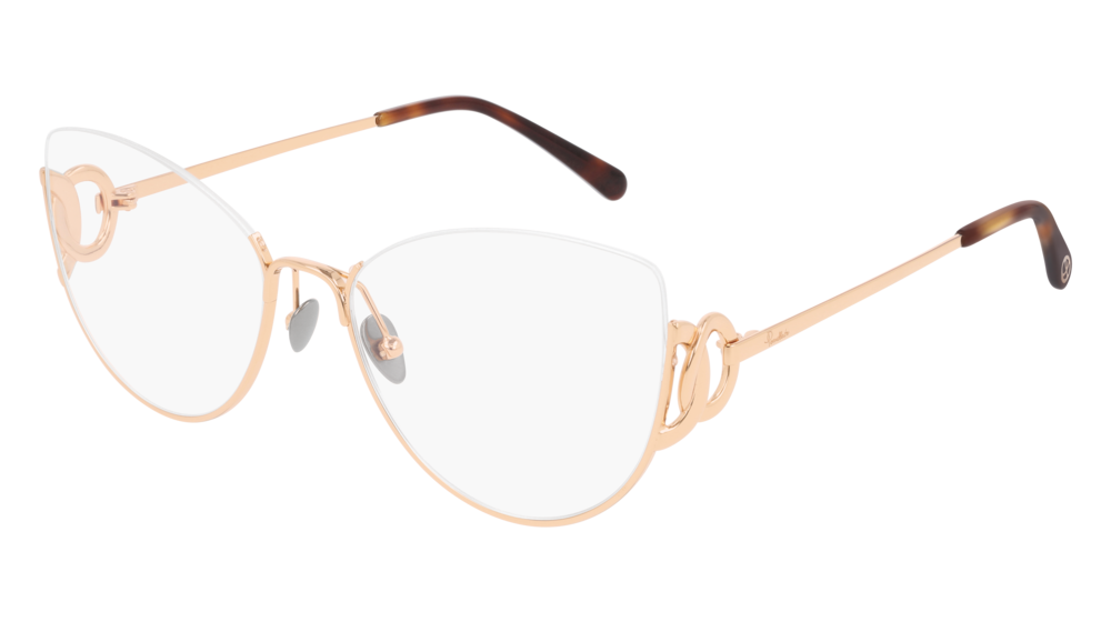 Pomellato Optical Frame Woman Gold Havana Transparent