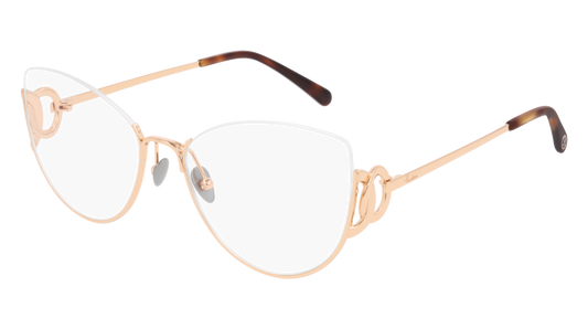 Pomellato Optical Frame Woman Gold Havana Transparent