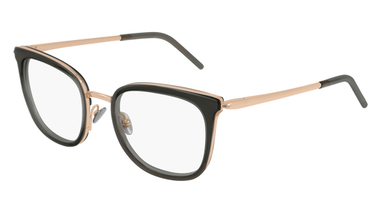 Pomellato Optical Frame Woman Grey Gold Transparent