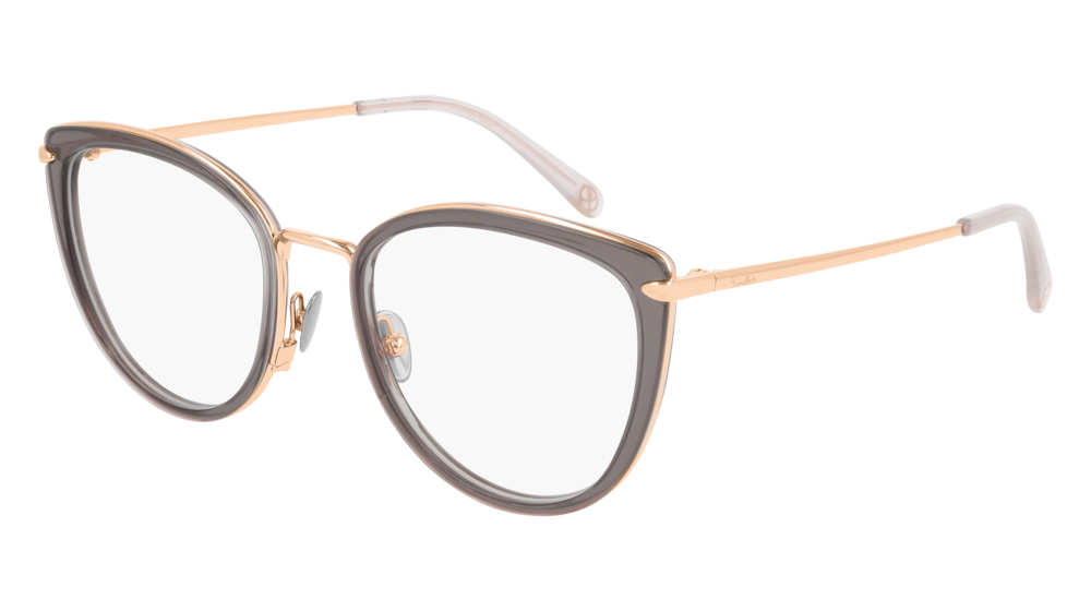 Pomellato Optical Frame Woman Grey Gold Transparent