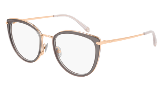 Pomellato Optical Frame Woman Grey Gold Transparent