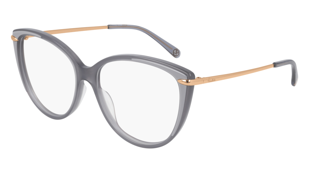 Pomellato Optical Frame Woman Grey Gold Transparent