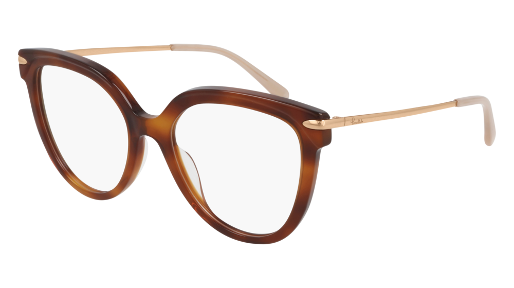 Pomellato Optical Frame Woman Havana Gold Transparent