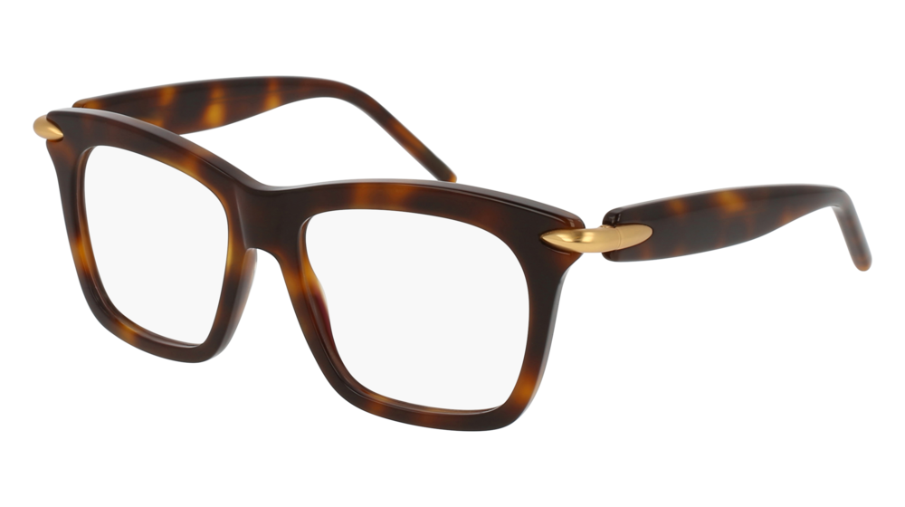 Pomellato Optical Frame Woman Havana Havana Transparent