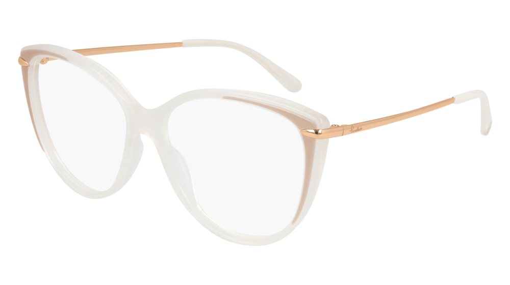 Pomellato Optical Frame Woman Ivory Gold Transparent