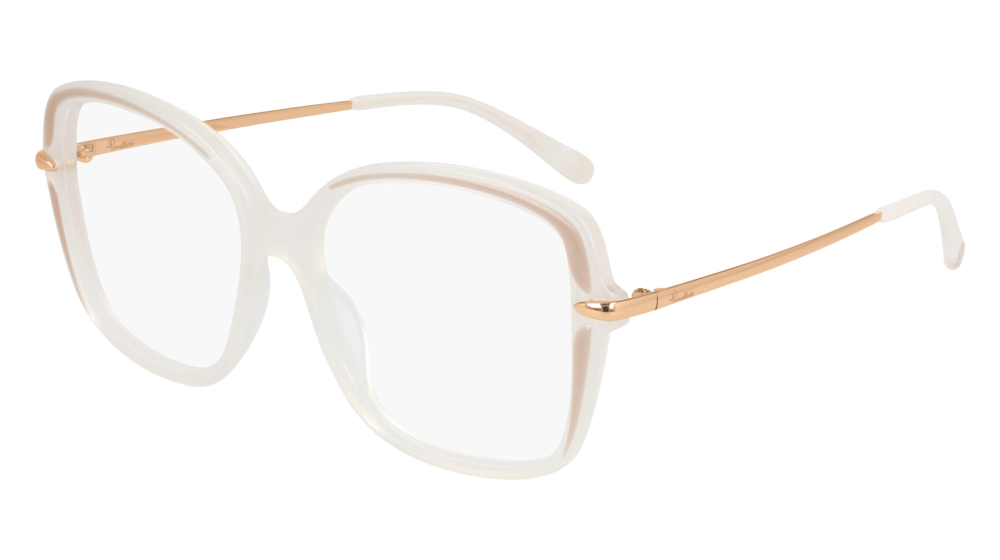 Pomellato Optical Frame Woman Ivory Gold Transparent