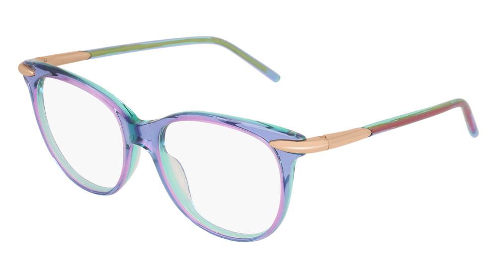 Pomellato Optical Frame Woman Light Blue Light Blue Transparent