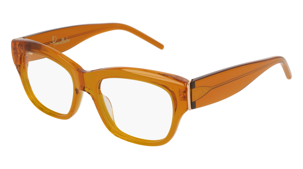 Pomellato Optical Frame Woman Orange Orange Transparent