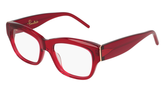 Pomellato Optical Frame Woman Red Red Transparent