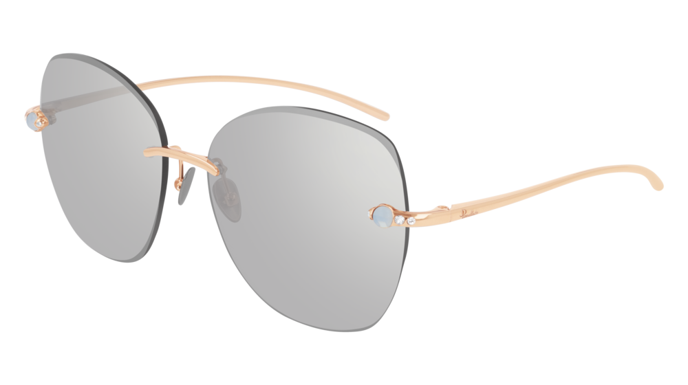 Pomellato Sunglass Woman Gold Gold Grey