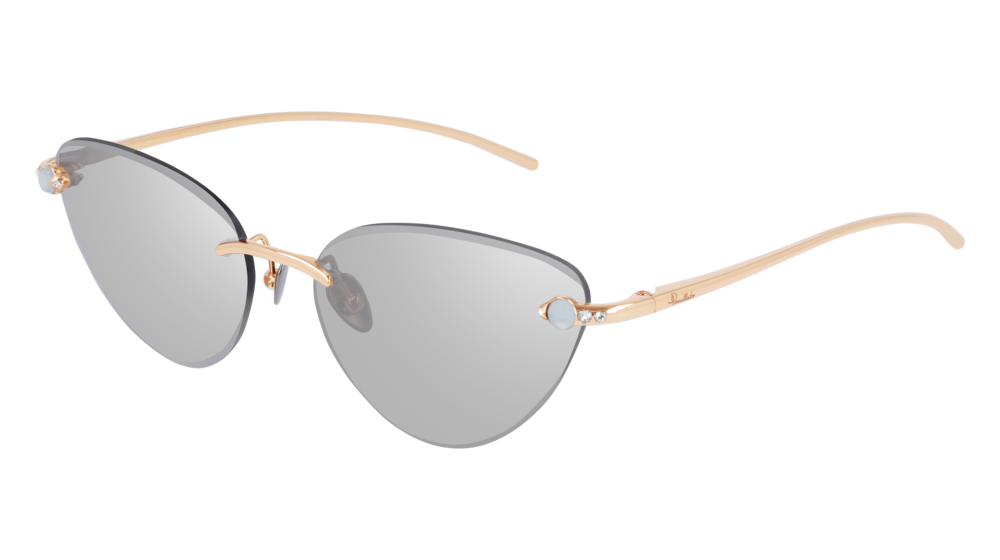 Pomellato Sunglass Woman Gold Gold Grey