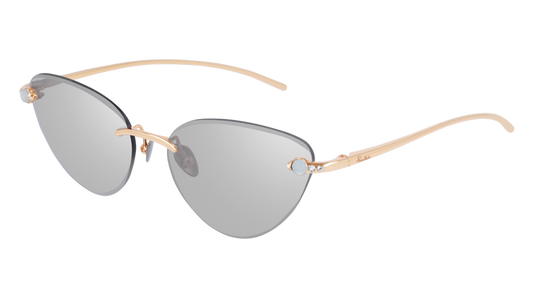 Pomellato Sunglass Woman Gold Gold Grey