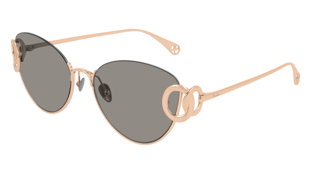 Pomellato Sunglass Woman Gold Gold Grey