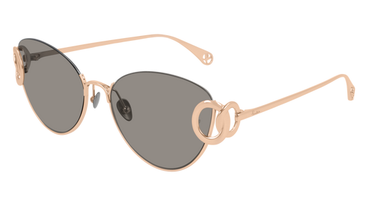 Pomellato Sunglass Woman Gold Gold Grey