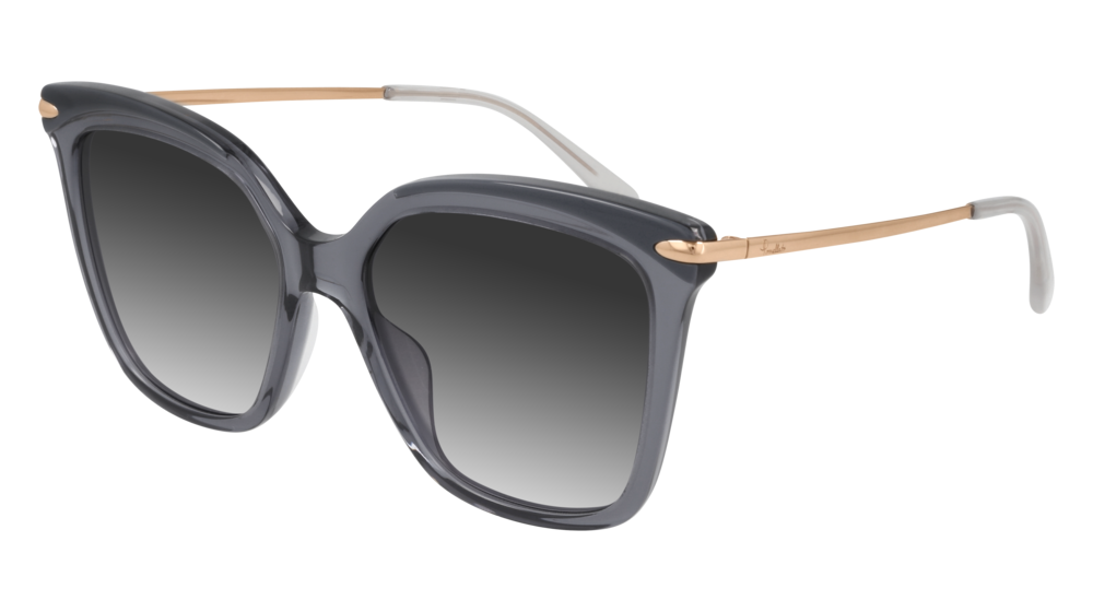 Pomellato Sunglass Woman Black Gold Grey