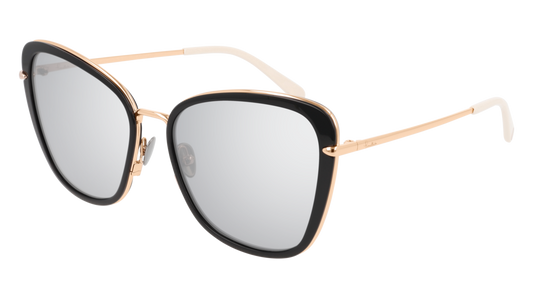 Pomellato Sunglass Woman Black Gold Silver