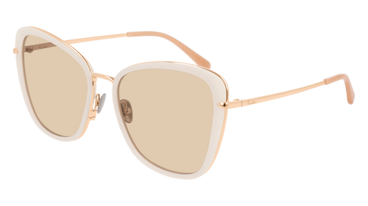 Pomellato Sunglass Woman Ivory Gold Brown