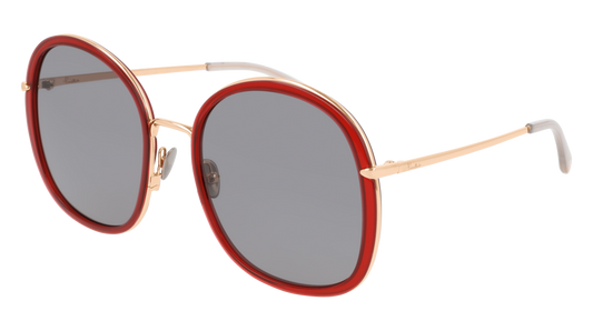 Pomellato Sunglass Woman Red Gold Grey