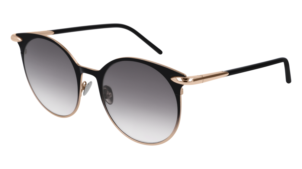 Pomellato Sunglass Woman Black Gold Grey