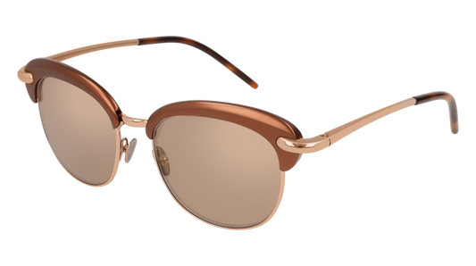 Pomellato Sunglass Woman Brown Gold Brown